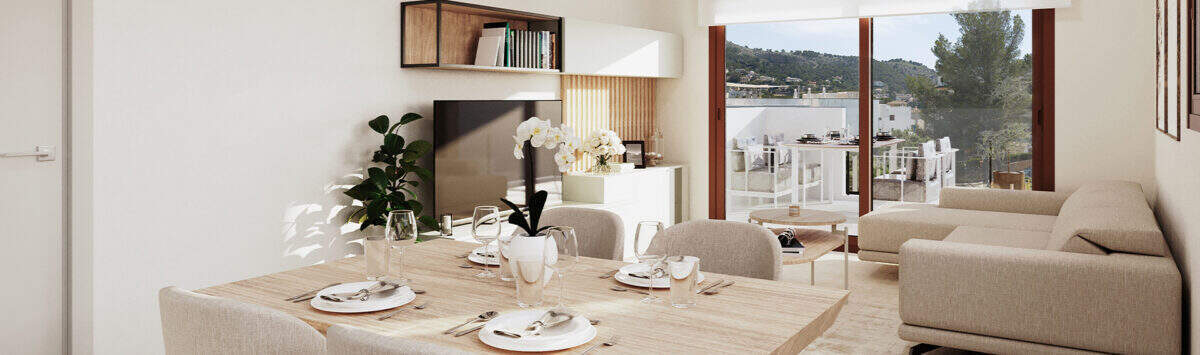 Bild zum Objekt: 93m² Neubau Apartment mit 3 Zimmern, Bad und Pool zu kaufen