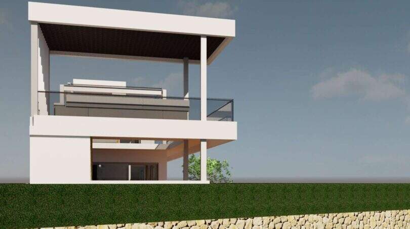 Terrasse Neubau Immobilien Mallorca