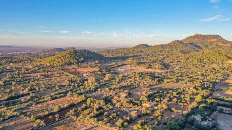 Luxus Blick auf Sant Salvador Mallorca