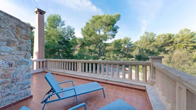 Terasse Luxusimmobilie Portocolom
