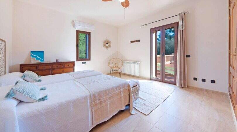Helles Schlafzimmer Mallorca