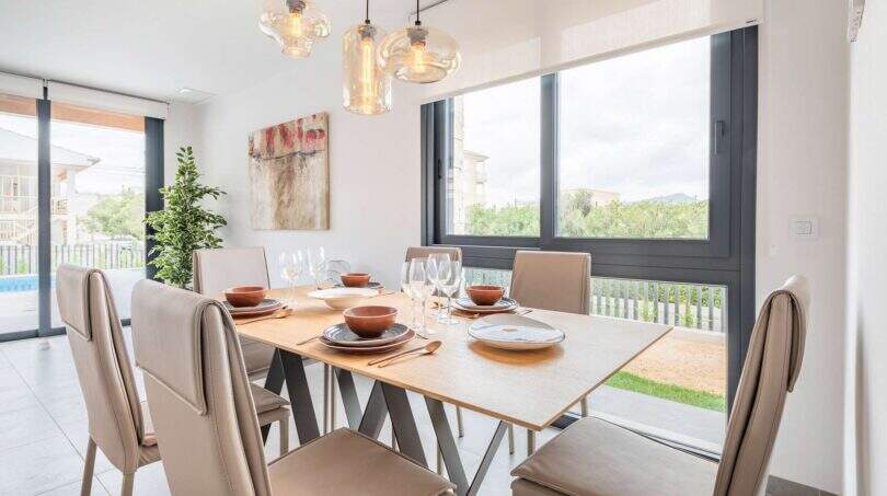 Wohnbereich Neubauvilla Cala Ratjada