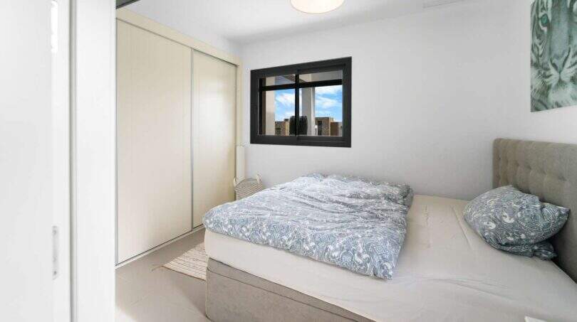 Bedroom 1st floor with built-in wardrobes