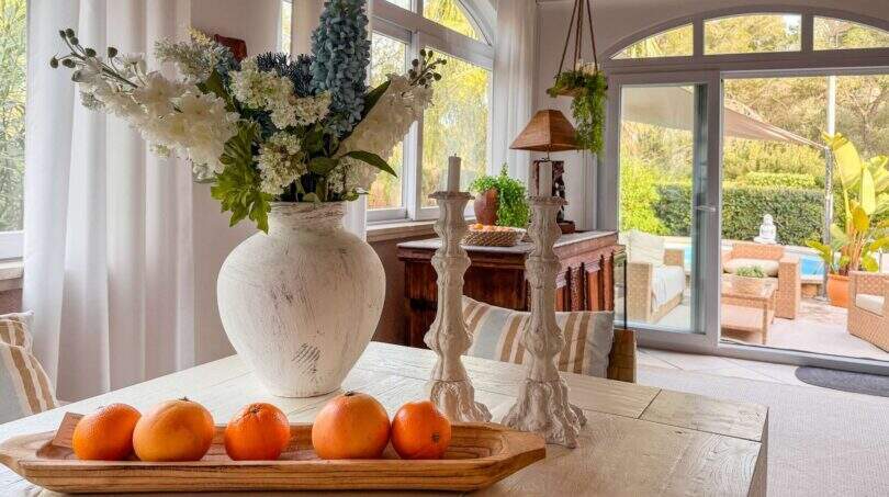 Chalet Pool Gästehaus strandnah mediterran