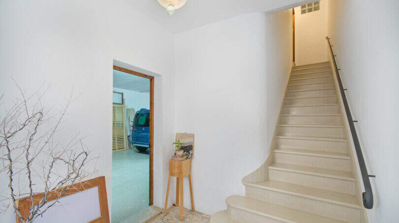 Staircase to the apartment