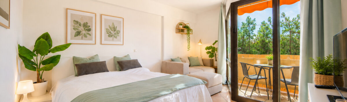 Bild zum Objekt: Möbliertes Studio mit 1 Zimmer, Bad und Terrasse zu kaufen