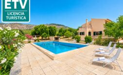Mediterrane Finca mit ETV-Lizenz, Panoramablick, Naturgrundstück