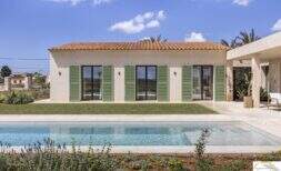 Mediterranean designer finca with saltwater pool and unobstructed panoramic views near Es Trenc