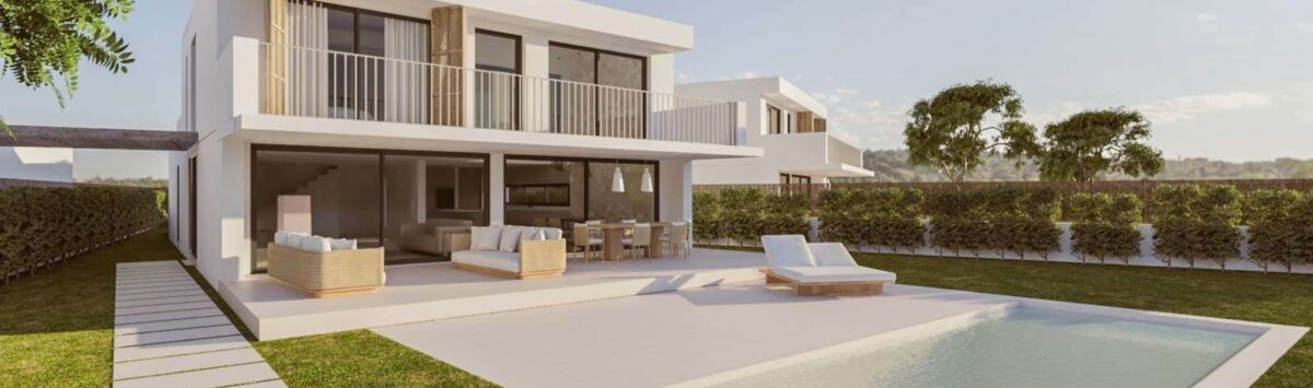 Bild zum Objekt: 247m² Villa mit 3 SZ, 3 Bädern und Pool zu kaufen; Neubau