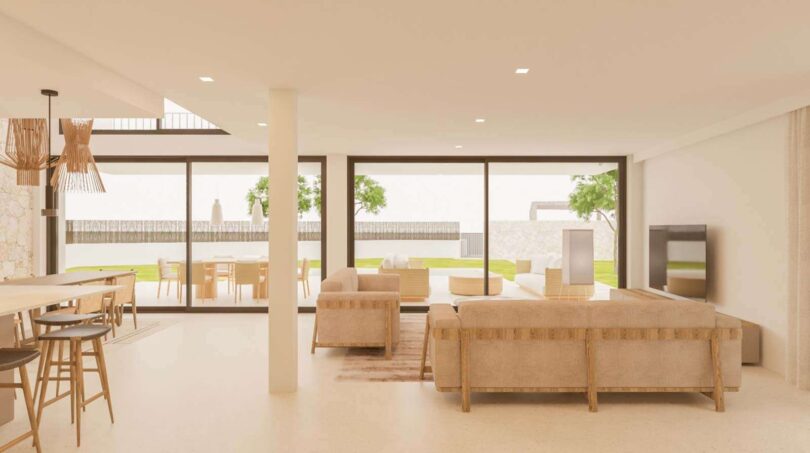 Helle Saal in Luxusimmobilien Portocolom