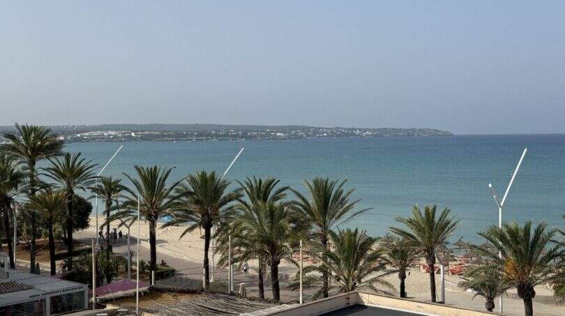 Mit Blick auf das Meer