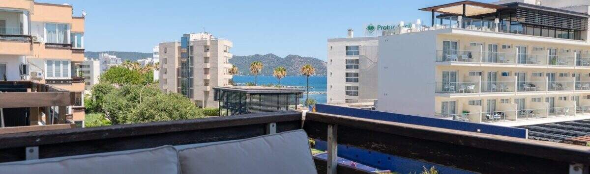 Bild zum Objekt: 45m² Apartment mit 2 Zimmern, Bad und Meerblick zu kaufen