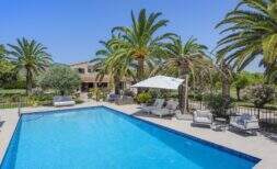 Luxury finca under palm trees with designer pool in the heart of Mallorca