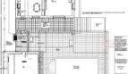 Architektonischer Grundriss der Finca in Ses Salines mit Pool, Terrassen, Garage und Wohnbereichen, Maßstab 1:150.