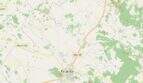 Straßenkarte der Region Felanitx, Mallorca, mit umliegenden Ortschaften Manacor und Vilafranca de Bonany.