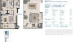 Grundriss Penthouse Porto Cristo: 3 Schlafzimmer, 2 Bäder, Wohnküche, Solarium 74 m², Terrasse 16 m²