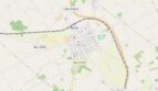 Stadtplan von Petra, Mallorca, mit Straßennetz und Ortslagen, Standort des Stadthauses im Zentrum.