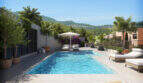 Reihenhaus Esporles: Privater Pool mit Terrasse und Blick auf die Tramuntana-Berge