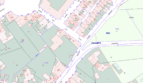 Katasterplan von Felanitx mit Grundstücksparzellen, Straßennetz und SNU-Zonen in Mallorca.