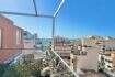 Dachterrasse des Penthouse mit Pergola und Meerblick über die Dächer der Playa de Palma
