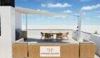 Sonnige Dachterrasse mit Loungebereich, Outdoor-Küche und Esstisch – Neubau Doppelhaushälfte Cala d'Or