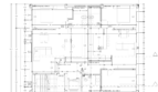 Plano de planta de una unidad residencial en Palma con dormitorios, cocina-comedor y baños, aprox. 25 m² de área habitable.